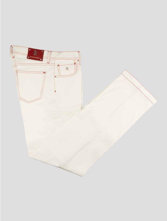 Stefano Ricci White Cotton Ea Jeans 1