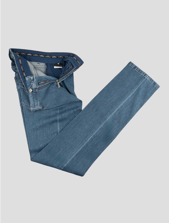 Stefano Ricci Blue Cotton Cashmere Ea Jeans 2