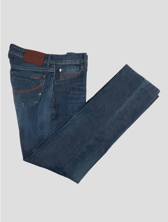 Stefano Ricci Blue Cotton Lyocell Eme Ea Jeans 1