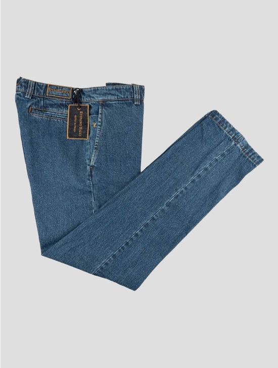 Stefano Ricci Blue Cotton Jeans 1