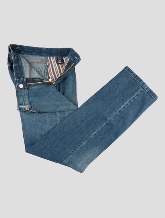 Stefano Ricci Blue Cotton Lycra Jeans 2