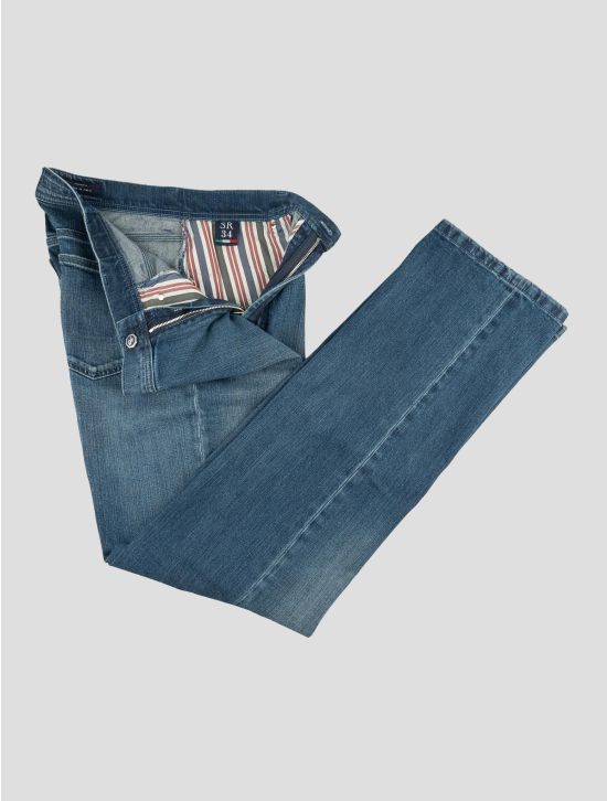 Stefano Ricci Blue Cotton Lycra Jeans 2