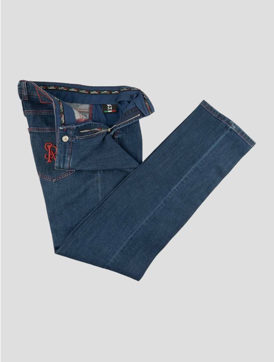 Stefano Ricci Blue Cotton Pl Ea Jeans 2