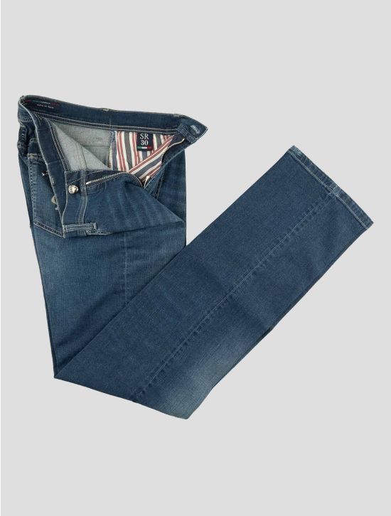 Stefano Ricci Blue Cotton Ea Jeans 2