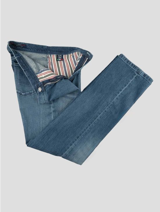 Stefano Ricci Blue Cotton Lycra Jeans 2