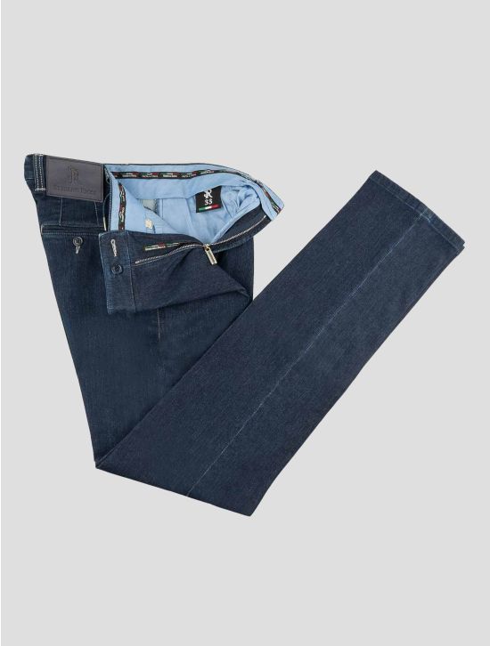 Stefano Ricci Blue Cotton Pl Pu Jeans 2