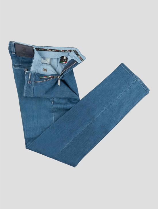 Stefano Ricci Blue Cotton Pl Pu Jeans 2