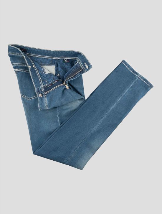 Stefano Ricci Blue Cotton Ea Jeans 2