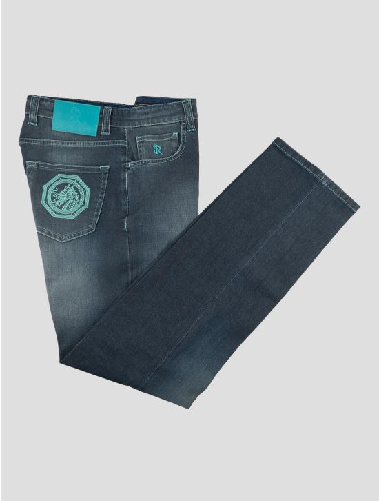 Stefano Ricci Blue Cotton Ea Jeans 1