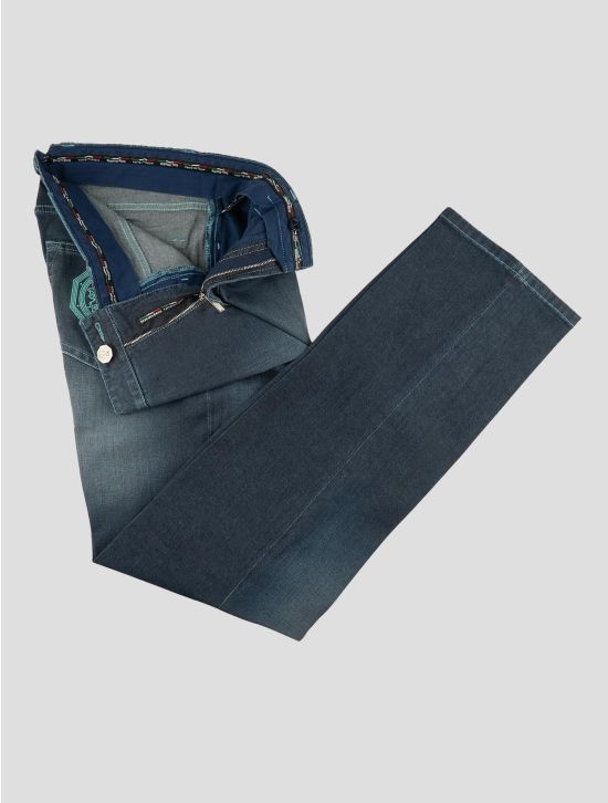 Stefano Ricci Blue Cotton Ea Jeans 2