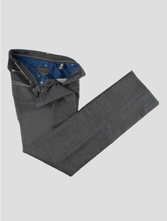 Stefano Ricci Blue Cotton Cashmere Pants 2