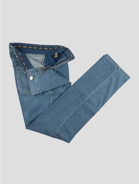 Stefano Ricci Blue Cotton Lyocell Ea Jeans 2