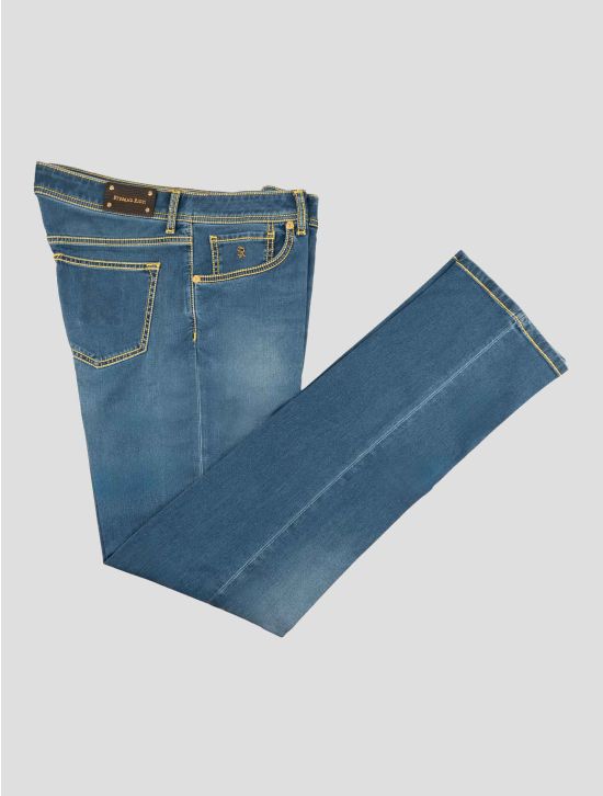 Stefano Ricci Blue Cotton Ea Jeans 1