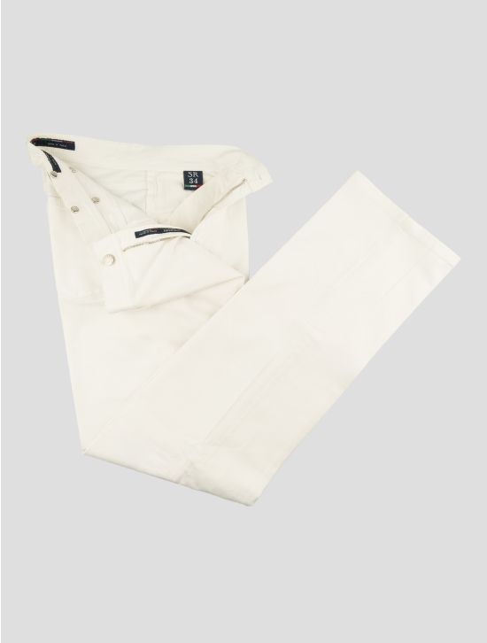Stefano Ricci White Cotton Ea Leather Ostrich Jeans 2