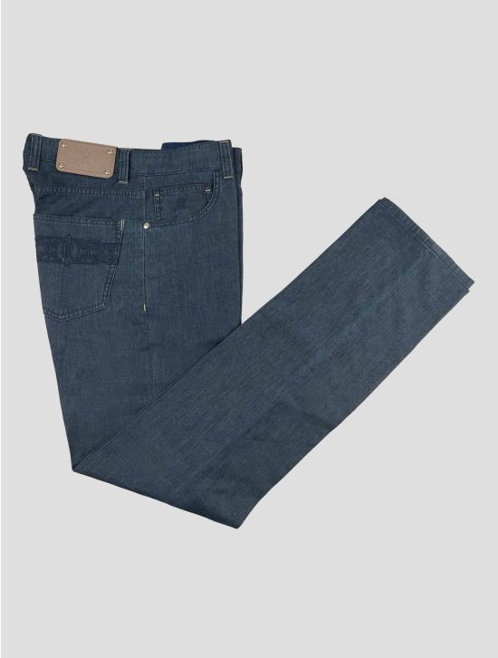 Stefano Ricci Blue Lyocell Cotton Ea Jeans 1