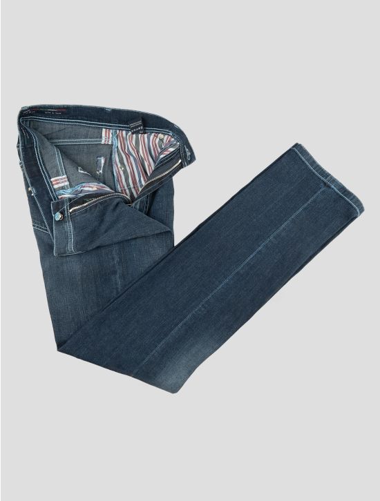 Stefano Ricci Blue Cotton Ea Jeans 2