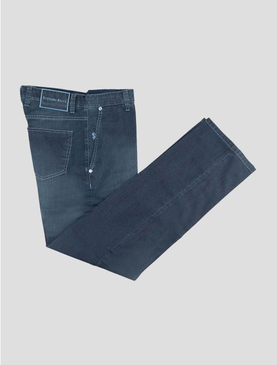 Stefano Ricci Blue Cotton Ea Jeans 1
