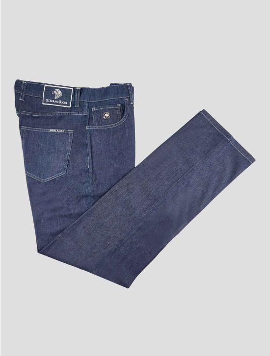 Stefano Ricci Blue Lyocell Cotton Ea  Jeans 1
