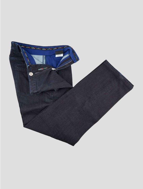 Stefano Ricci Dark Blue Cotton Modal Pc Pl Pu Jeans 2