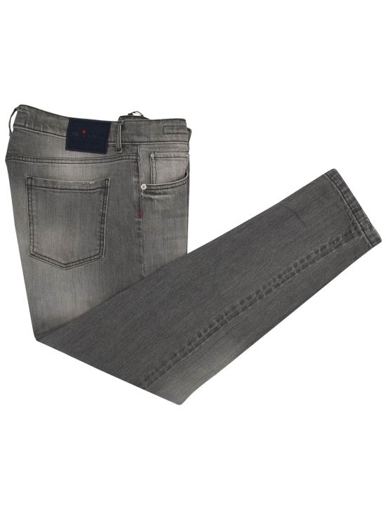 Kiton Gray Cotton Ea Jeans 1