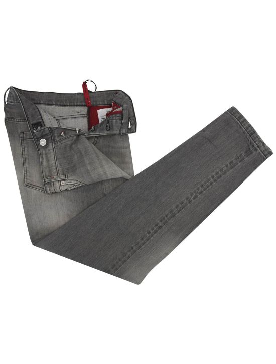 Kiton Gray Cotton Ea Jeans 2