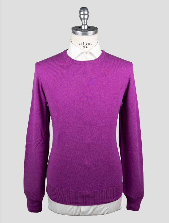 Gran Sasso Violet Virgin Wool Viscose Cashmere 1