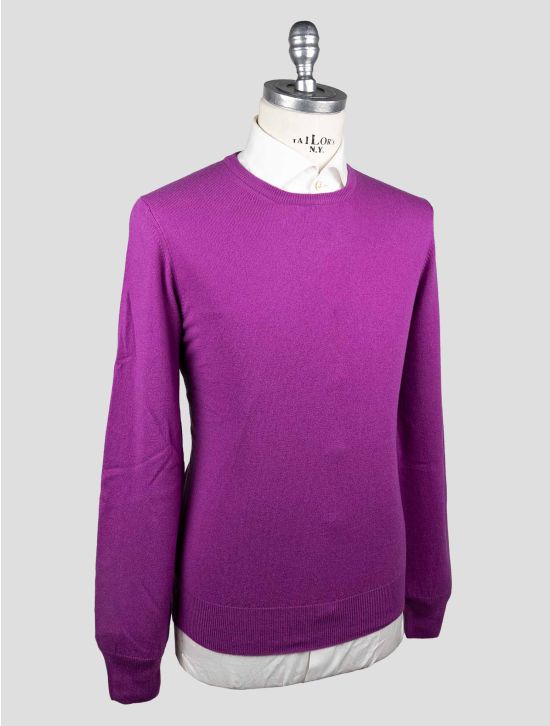 Gran Sasso Violet Virgin Wool Viscose Cashmere 2