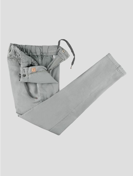 Marco Pescarolo Gray Lyocell Cotton Ea Pants 2