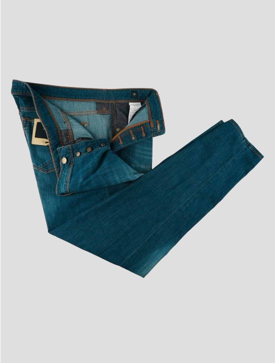 Incotex Blue Cotton Viscose Pl Ea Jeans 2