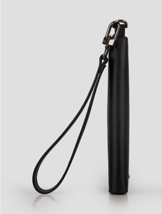 Kiton Black Leather Document Holder 2