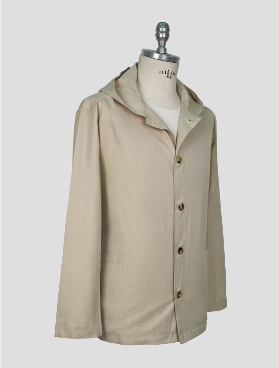 Kiton Beige Cotton Overshirt Luca 2