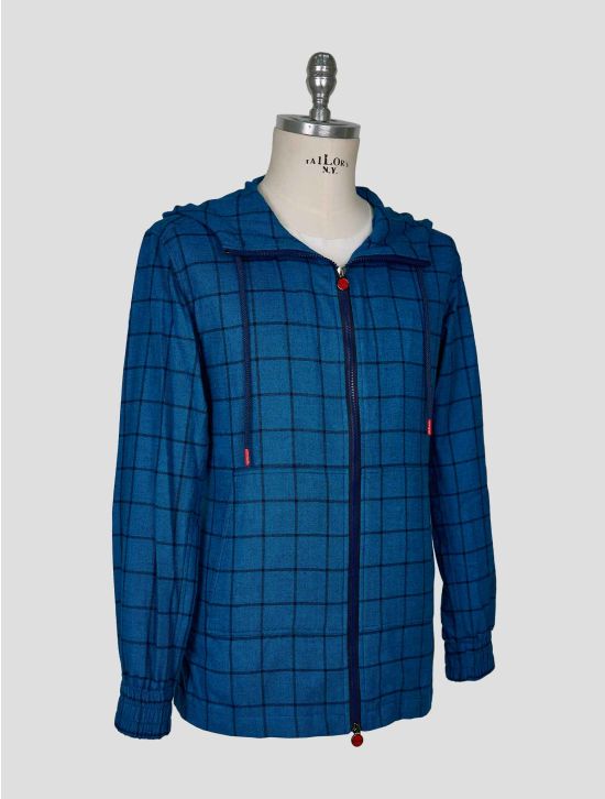 Kiton Blue Cotton Shirt Umbi 2