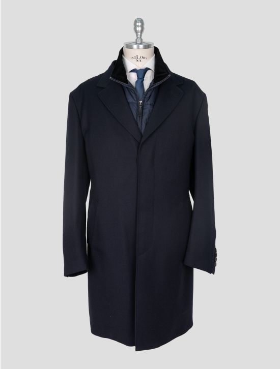 Brioni Blue Wool Overcoat 1