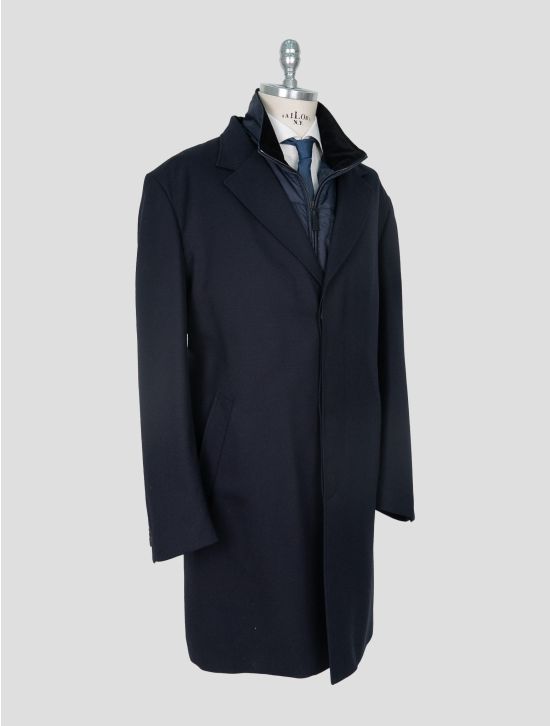 Brioni Blue Wool Overcoat 2