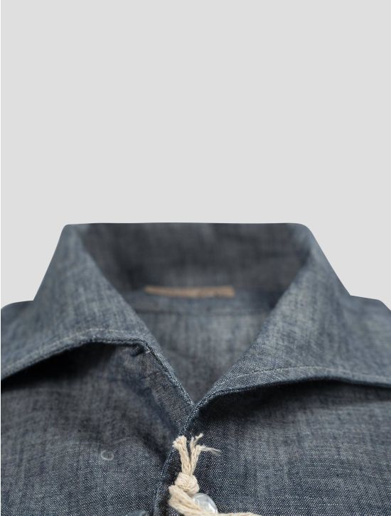 Barba Napoli Denim Cotton Shirt 2