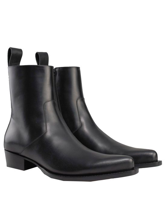 Bottega Veneta Black Leather Boots 1