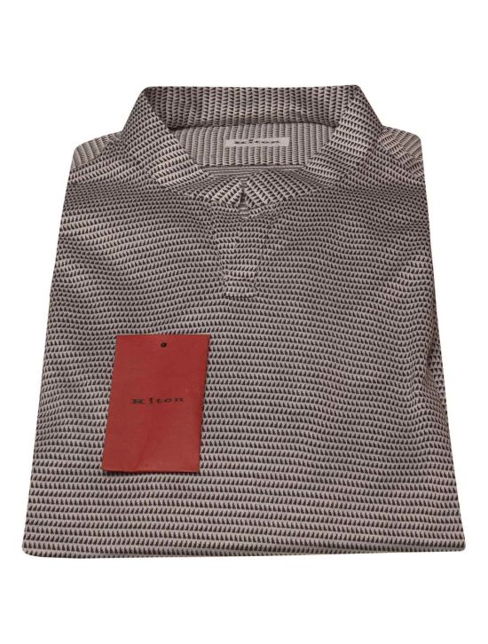 KITON Black White Cotton Korean Shirt 1