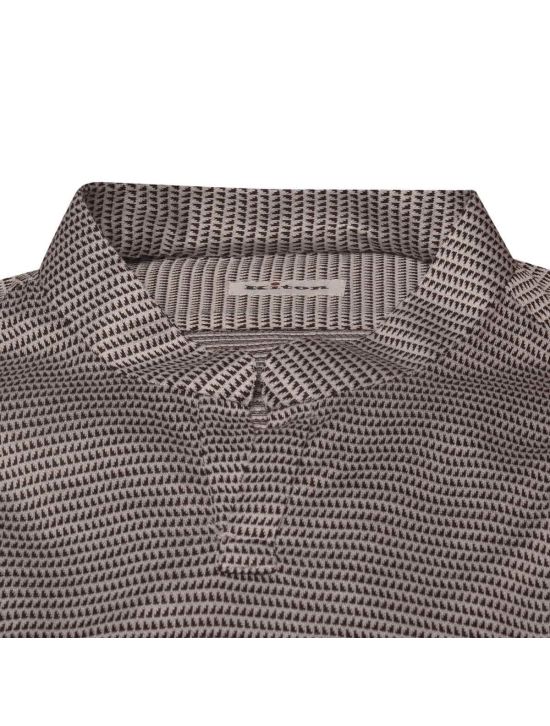 KITON Black White Cotton Korean Shirt 2