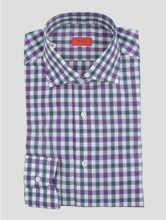 Isaia Multicolor Cotton Shirt 1