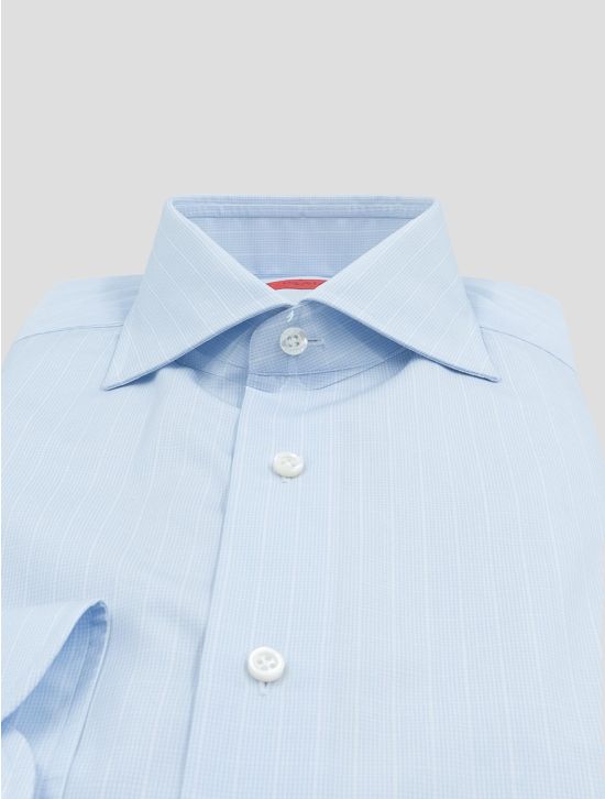 Isaia  Light Blue Cotton Shirt 2
