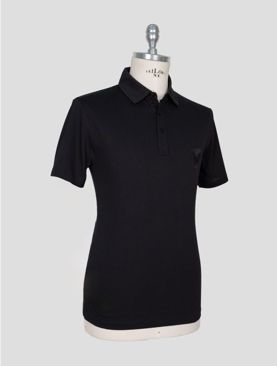 Stefano Ricci Black Cotton Modal Polo 2