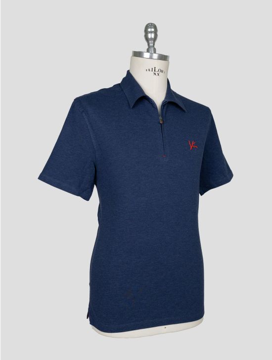 Isaia Blue Cotton Polo 2