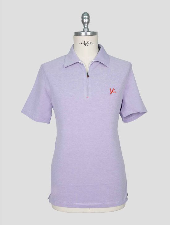 Isaia Lilac Cotton Polo 1