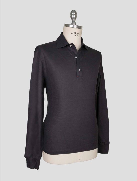 Isaia Dark Gray Wool Sweater Polo 2