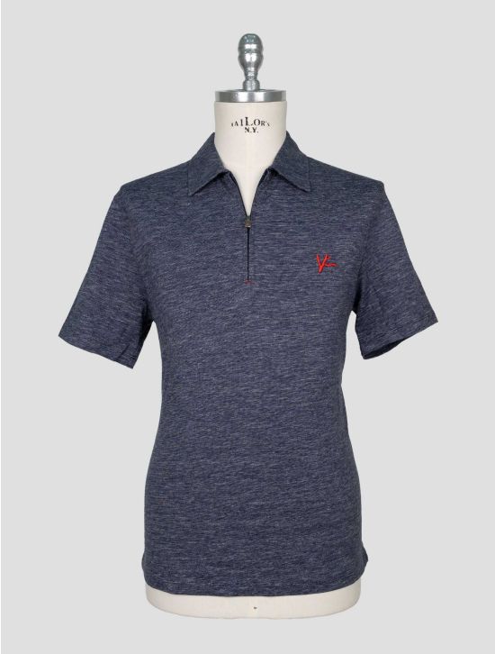 Isaia Blue Cotton  Polo 1