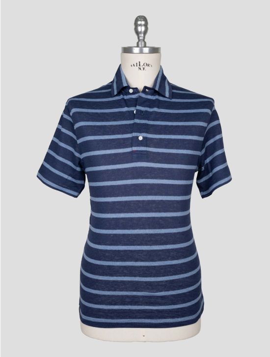 Isaia Blue Linen  Polo 1