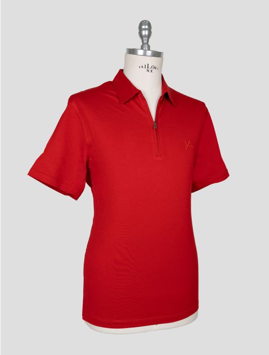 Isaia Red Cotton Polo 2