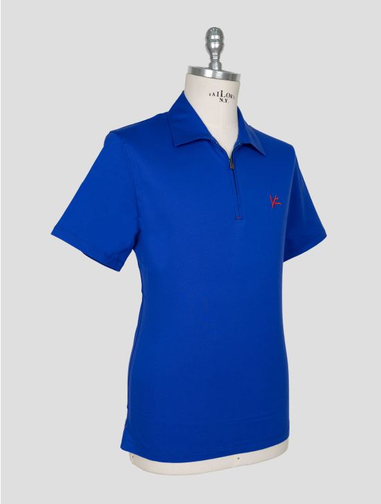 Isaia Blue Cotton Polo 2