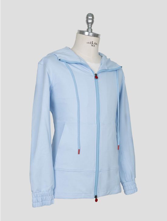 Kiton Light Blue Cotton Ea Shirt Umbi 2