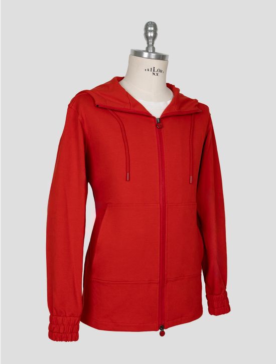 Kiton Red Cotton Ea Shirt Umbi 2